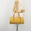 LOUIS VUITTON Monogram Vernis Bedford Hand Bag Beige M91006 LV Auth am12215V-21