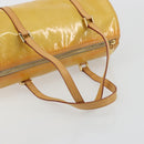 LOUIS VUITTON Monogram Vernis Bedford Hand Bag Beige M91006 LV Auth am12215V-7