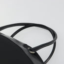PRADA Hand Bag Nylon Leather Black Silver Auth am12218V-14