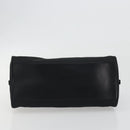 PRADA Hand Bag Nylon Leather Black Silver Auth am12218V-5