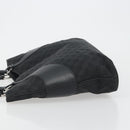GUCCI GG Canvas Tote Bag Black Silver 113016 Auth am12219A-5