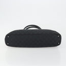 GUCCI GG Canvas Tote Bag Black Silver 113016 Auth am12219A-9