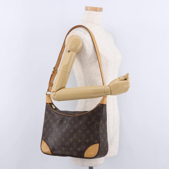 LOUIS VUITTON Monogram Boulogne 30 Shoulder Bag M51265 LV Auth am12220V
