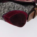 Coach Soho One Belt Hand Bag Tweed Multicolor Gold Auth am12221V-11