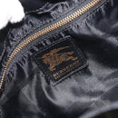 BURBERRY Hand Bag Leather Black Gold Auth am12226V-17