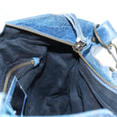 BALENCIAGA The First Hand Bag Leather 2way Blue Gold 103208 Auth am12227V-25
