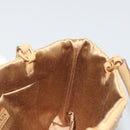 PRADA Studs Tote Bag Leather Beige Gold BN0181 Auth am12230V-17