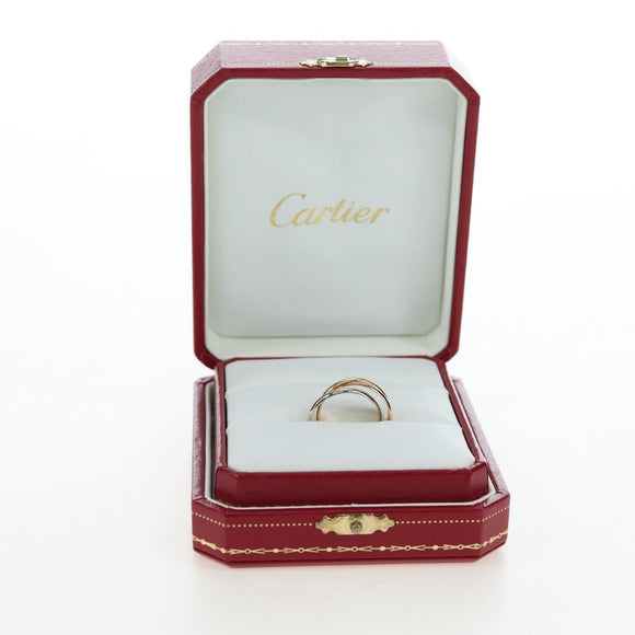 CARTIER Trinity Ring 18K Gold 750 Gold Auth am12233SM