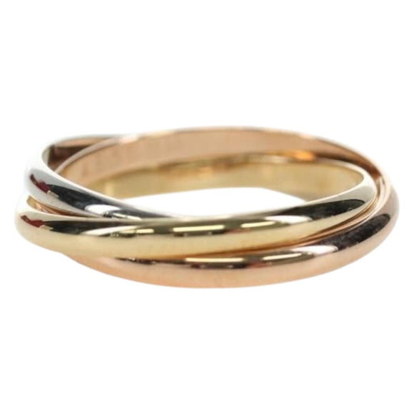 CARTIER Trinity Ring 18K Gold 750 Gold Auth am12233SM