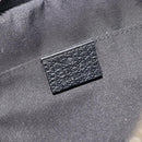 GUCCI GG Canvas Pretty Shoulder Bag Black Gold 162895 Auth am12235V-16