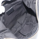 GUCCI GG Canvas Pretty Shoulder Bag Black Gold 162895 Auth am12235V-17