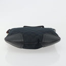 GUCCI GG Canvas Pretty Shoulder Bag Black Gold 162895 Auth am12235V-9