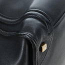 CELINE Luggage Hand Bag Leather Black Gold Auth am12236V-16