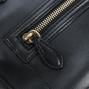 CELINE Luggage Hand Bag Leather Black Gold Auth am12236V-18