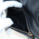 CELINE Luggage Hand Bag Leather Black Gold Auth am12236V-19