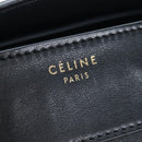 CELINE Luggage Hand Bag Leather Black Gold Auth am12236V-20