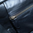 CELINE Luggage Hand Bag Leather Black Gold Auth am12236V-24