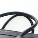 CELINE Luggage Hand Bag Leather Black Gold Auth am12236V-14