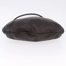 GUCCI Shoulder Bag Leather 2way Outlet Brown Silver 268641 Auth am12238V-11
