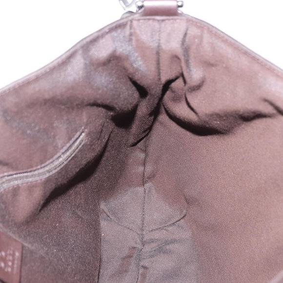 GUCCI Shoulder Bag Leather 2way Outlet Brown Silver 268641 Auth am12238V