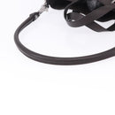 GUCCI Shoulder Bag Leather 2way Outlet Brown Silver 268641 Auth am12238V-9