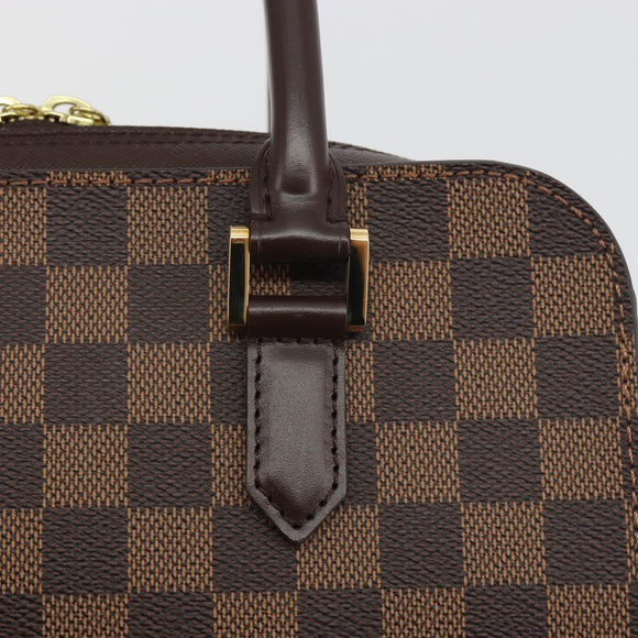 LOUIS VUITTON Damier Ebene Triana Hand Bag N51155 LV Auth am12239SAV