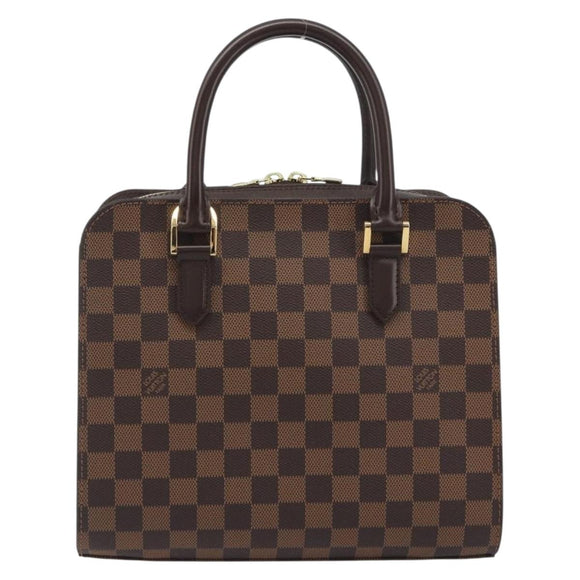 LOUIS VUITTON Damier Ebene Triana Hand Bag N51155 LV Auth am12239SAV