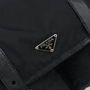 PRADA Shoulder Bag Nylon Black Silver BT0172 Auth am12240V-19
