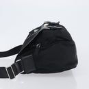 PRADA Shoulder Bag Nylon Black Silver BT0172 Auth am12240V-4