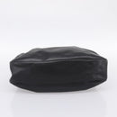 PRADA Tote Bag Calf Skin Black Gold Auth am12245SAM-9