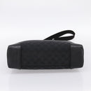 GUCCI GG Canvas Shoulder Bag Black Silver 110054 Auth am12249V-5