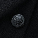 CHANEL Jacket Wool tweed Black CC Auth am12252SAM-7