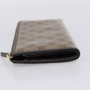 GUCCI GG Crystal Wallet Coated Canvas Outlet Beige Gold 332747 Auth am12258V-4