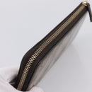 GUCCI GG Crystal Wallet Coated Canvas Outlet Beige Gold 332747 Auth am12258V-6