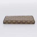 GUCCI GG Crystal Wallet Coated Canvas Outlet Beige Gold 332747 Auth am12258V-7