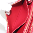 LOUIS VUITTON Monogram Vernis Zippy Wallet Rouge Grunadine M91732 Auth am12259V-18