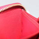 LOUIS VUITTON Monogram Vernis Zippy Wallet Rouge Grunadine M91732 Auth am12259V-11