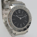 BVLGARI Watches Stainless Steel Silver Black Auth am12261SAM-14