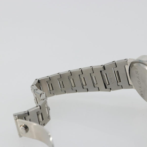 BVLGARI Watches Stainless Steel Silver Black Auth am12261SAM