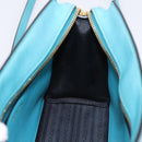 PRADA Shoulder Bag Safiano Leather Green Gold Auth am12262A-18