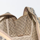 SAINT LAURENT Mini Boston Bag PVC Canvas Gray Gold Auth am12267A-18