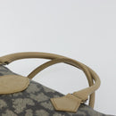 SAINT LAURENT Mini Boston Bag PVC Canvas Gray Gold Auth am12267A-8