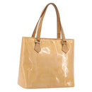 LOUIS VUITTON Monogram Vernis Houston Hand Bag Rose M91054 LV Auth am12269-1