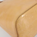 LOUIS VUITTON Monogram Vernis Houston Hand Bag Rose M91054 LV Auth am12269-11