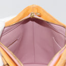 LOUIS VUITTON Monogram Vernis Houston Hand Bag Rose M91054 LV Auth am12269-19