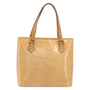 LOUIS VUITTON Monogram Vernis Houston Hand Bag Rose M91054 LV Auth am12269-2