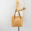 LOUIS VUITTON Monogram Vernis Houston Hand Bag Rose M91054 LV Auth am12269-25