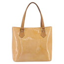 LOUIS VUITTON Monogram Vernis Houston Hand Bag Rose M91054 LV Auth am12269-3