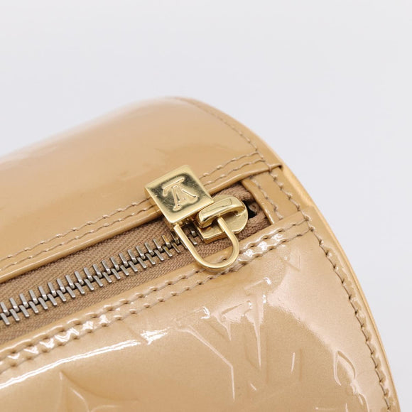 LOUIS VUITTON Monogram Vernis Bedford Hand Bag Noisette M91329 LV Auth am12276V