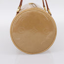 LOUIS VUITTON Monogram Vernis Bedford Hand Bag Noisette M91329 LV Auth am12276V-4